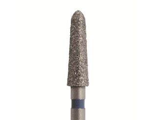 Бор алмазный 878 018 FG, синий, 5 шт. Форма: пуля., JOTA, Швейцария 878.FG.018