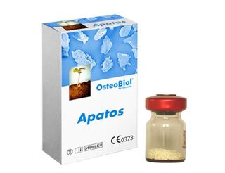 Костный материал OsteoBiol: Apatos Mix,0,5гр, смесь губчатой и  кортикальной кости без коллагена Tecnoss A1005FS