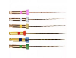 Niti файлы ENDOVIEW 21mm Assorted 6 шт/уп - Машинные файлы для обработки и расширения каналов GEOSOFT ENDOLINE ГЕ15.021.006