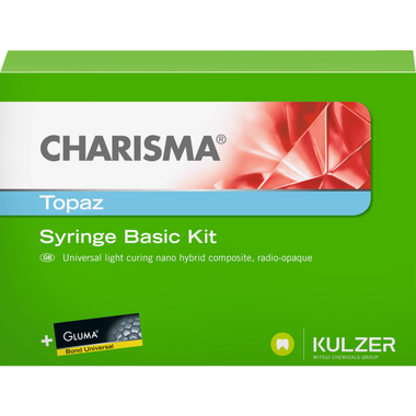 CHARISMA TOPAZ  Basic Kit (Харизма Топаз Базик Кит), набор (6 шпр. х 4 гр. + GBU)  -  светоотверждаемый  нанокомпозит KULZER 66067179