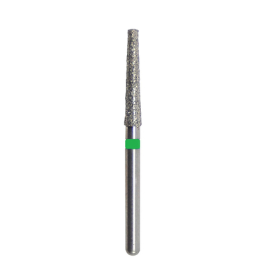 Бор алмазный SL848G.FG.018, зеленый, 25 шт. Форма: конус с закругленным концом. JOTA