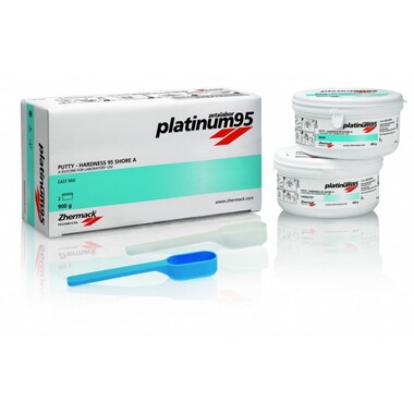 А-Силикон повышенной точности PLATINUM (Платинум) 95 для использования в зуботехнической лаборатории, 1кг+1кг, C400700 ZHERMACK