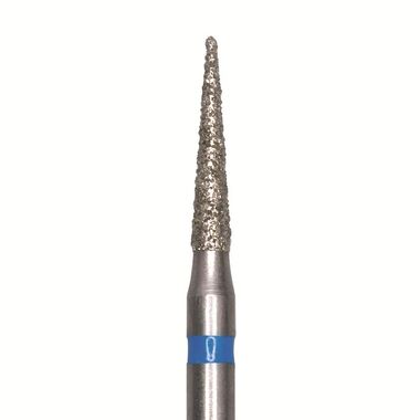 Бор алмазный 858 014 FG, красный, 5 шт. Форма: конус с заостренным концом., JOTA, Швейцария 858F.FG.014