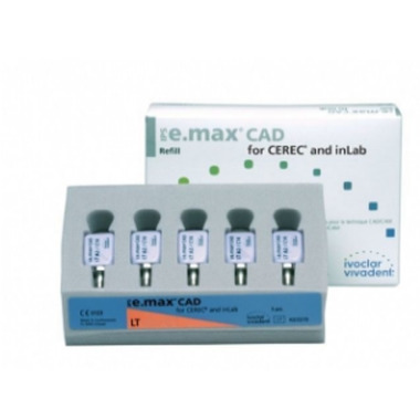 блоки ips e.max cad cerec/inlab mt b1 c14 5 шт. IVOCLAR VIVADENT 680031