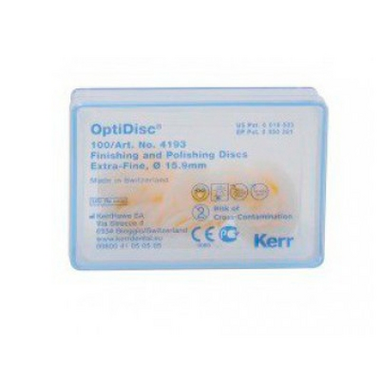 OptiDisc (ОптиДиск) Ультра тонкий, 15,9 мм, 100 шт - Полировочные диски, 4193 KERR