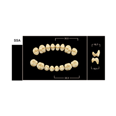 Зубы Yeti A1 SSA жев.верх (Tribos) 8шт. Германия 22401