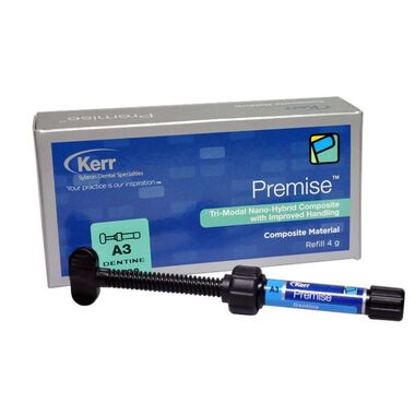 Premise Syringe Refill (Премис Сирендж Рефил) дентин А2, 1 шприц 4 г - универсальный наногибридный композитный материал KERR 32730