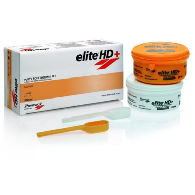 ELITE HD+ PUTTY SOFT NORMAL SET (Элит ХД+ Патти  Софт Нормал Сет), 2 банки по 250 мл, C203000 ZHERMACK