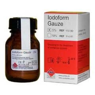 Iodoforme gauze 5м х 20мм 5% (PD) 00000001165