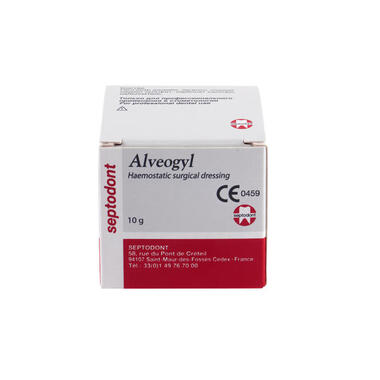Alveogyl-паста д/альвеолярных повязок, 10 г (Септодонт) SEPTODONT 5949X