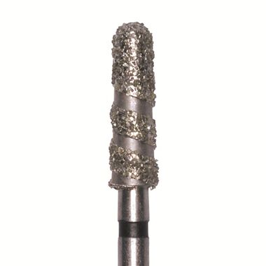 Бор алмазный 850P.FG.018, черный, конус с закругленным концом (5 шт) JOTA