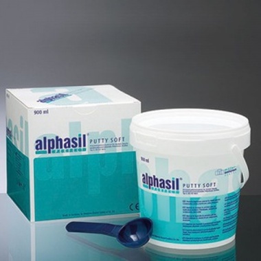 Слепочная масса С-силиконовая Alphasil putty soft - базовый слой (900мл=1,6кг) MUELLER OMICRON 470025