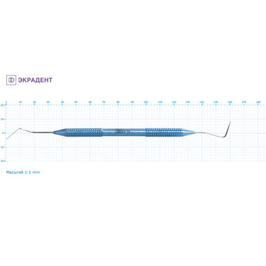 Зонд парадонтологический комбинированный ЭКРАДЕНТ 01-21