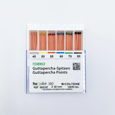 365197 ROEKO Guttapercha Points Top Color ISO 45-80, 100 шт COLTENE