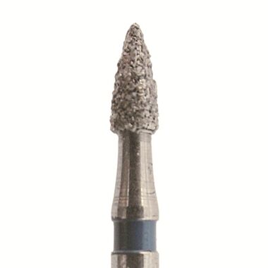 Бор алмазный 895 016 FG, желтый, 1 шт. Форма: пуля., JOTA, Швейцария 895EF.FG.016