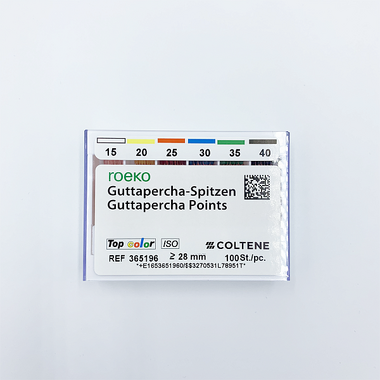 365196 ROEKO Guttapercha Points Top Color ISO 15-40, 100 шт COLTENE