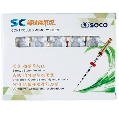 SOCO SC 04/30, 25 мм - Файлы машинные с памятью формы, 6шт. 1000051