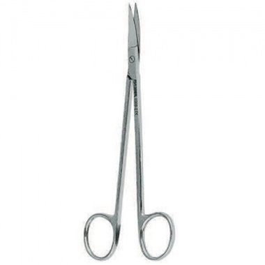Ножницы для десны изогнутые по плоскости , 11,5 см. ASA DENTAL 0305-2