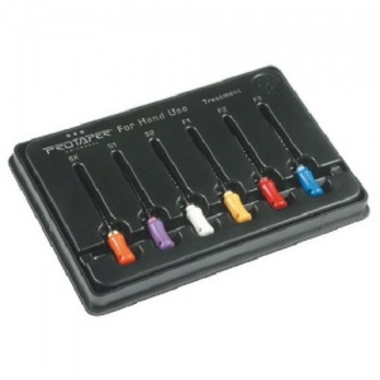 ProTaper  Univ. Hand use SX/19мм 6 шт. - ручной файл с прогрессирующей конусностью (оранжевый). DENTSPLY A041601910112