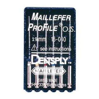ProFile O.S. №3 L19мм - набор каналорасширителей машинных. из NiTi-сплава. DENTSPLY A035921900300
