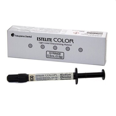 Estelite COLOR Medium Chroma Opaque (Эстелайт Колор Медиум Хром Опак) опак средней интенсивности, 1шт. шприц  - пломбировочный материал, краситель TOKUYAMA DENTAL 10892