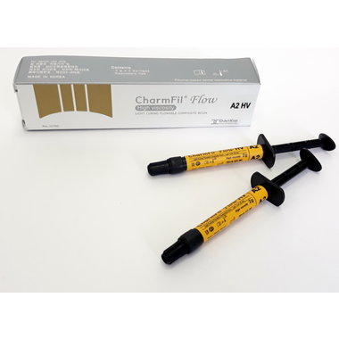 CharmFil Flow (ЧармФил Флоу), A2 HV (High viscosity), 2 шприца х 2г, - Текучий композит высокой вязкости, DentKist А2HV