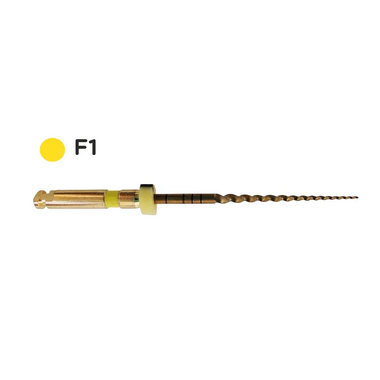 Niti файлы Gold-Taper F1 25mm 23/05 6шт/уп - Машинные файлы для обработки корневых каналов GEOSOFT ENDOLINE ГЕ03.025.235