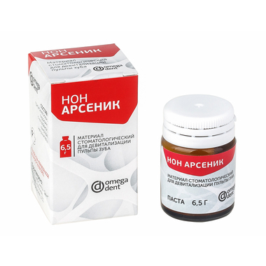 Паста нон арсеник без мышьяка, 6,5 г ОМЕГАДЕНТ 40628