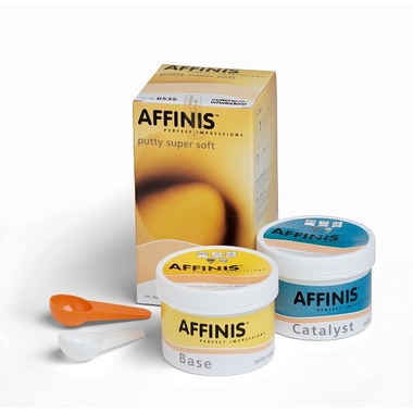 Affinis Putty Super Soft A-силиконовая масса для снятия оттисков зубов, 2x300 мл, 6535 COLTENE