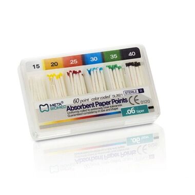 Абсорберы Мета Дентал №40 04 60шт META BIOMED 10300006