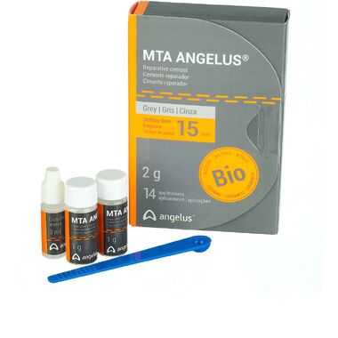 MTA-Angelus (МТА-Ангелус) биокерамический репаративный цемент, цвет серый, уп/2 гр 821