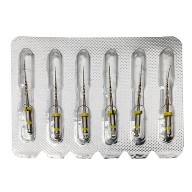 Niti файлы S-flexi 31mm 20/04 6шт/уп - Машинные файлы для первичного эндодонтического лечения GEOSOFT ENDOLINE ГЕ01.031.204