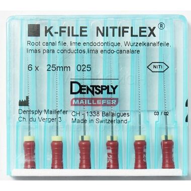 к-file nitiflex 025, maillefer DENTSPLY 00000001071