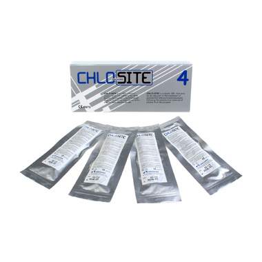 CHLO-SITE ксантановый гель с хлоргексидином, шприц с иглообразной насадкой ((4 шпр. х 1 мл) GHIMAS PFME0001