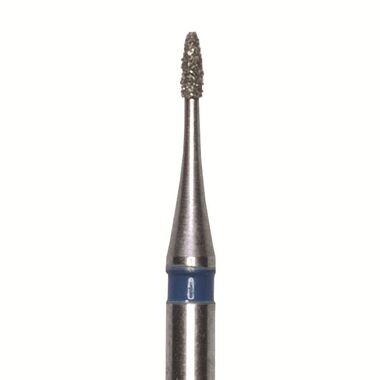 Бор алмазный 194 007 FG, синий, 5 шт. Форма: конус с закругленным концом. JOTA 194.FG.007