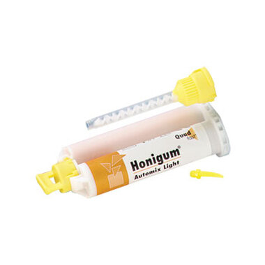 Слепочная масса Honigum  Automix Light (Хонигум Лайт), 2x50 мл,12 смешивающих 12 интраоральный  насадок, 909831 DMG