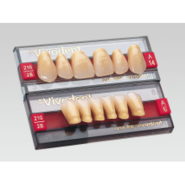 зубы ivocryl набор из 6 зубов a-d фронт.верх. 23 a4 IVOCLAR VIVADENT 633808