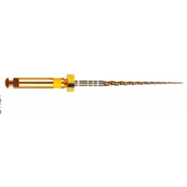 Niti файлы Gold-Taper F1 21mm 23/05 6шт/уп - Машинные файлы для обработки корневых каналов GEOSOFT ENDOLINE ГЕ03.021.235