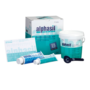 Слепочная масса С-силиконовая Alphasil Профессиональный Набор № 1 (корригирующий слой средней текучести) MUELLER OMICRON 470001D