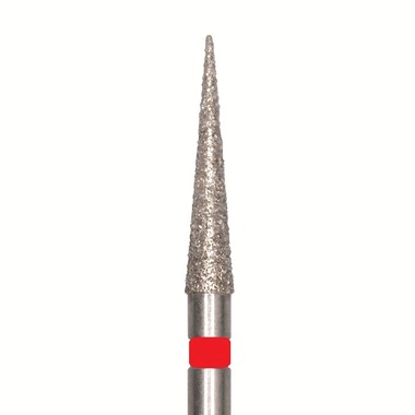 Бор алмазный 859 012 FG, красный, 5 шт. Форма: игла. JOTA 859F.FG.012