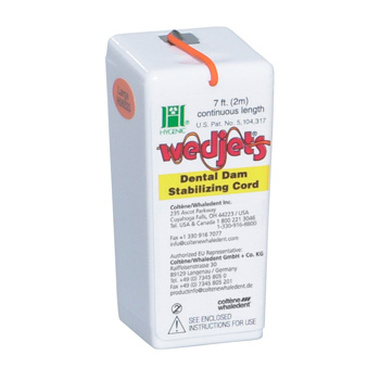 Hygenic Wedjets стабилизирующая нить для коффердама, размер L, оранжевый, 2,1 м COLTENE H06523