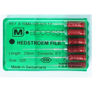h.file n15 l31, 6 шт. m-access- каналорасширители ручные. DENTSPLY A16MA03101512