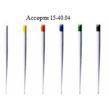 Штифты гуттаперчевые 04 №15-40 (60шт) DISPODENT 13902