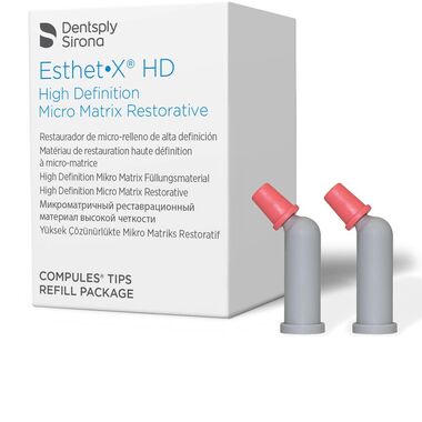 Esthet-X-HD (Эстет-Икс-ХД) YE (желтая эмаль), 10 капсул по 0.25 г - улучшенный микроматричный композит DENTSPLY 630612