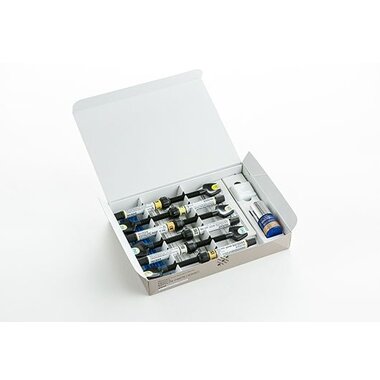 Palfique Estelite Paste Syringe Intro kit-6 шпр.х 3,8 г, адгезив Tokuyama Bond Force II 1 мл., палета для адгезива, микроаппликаторы TOKUYAMA DENTAL 11300